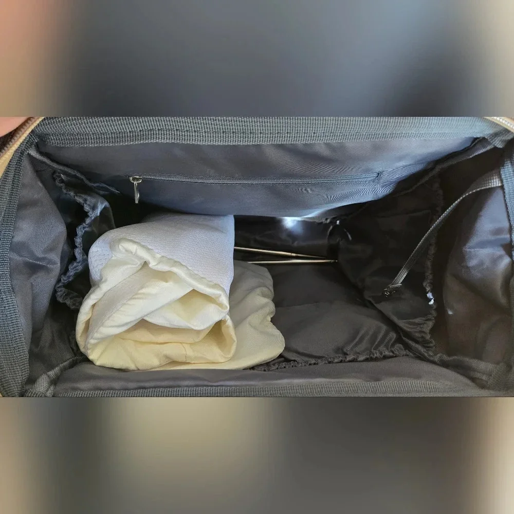 NWOT convertible diaper bag to bassinet